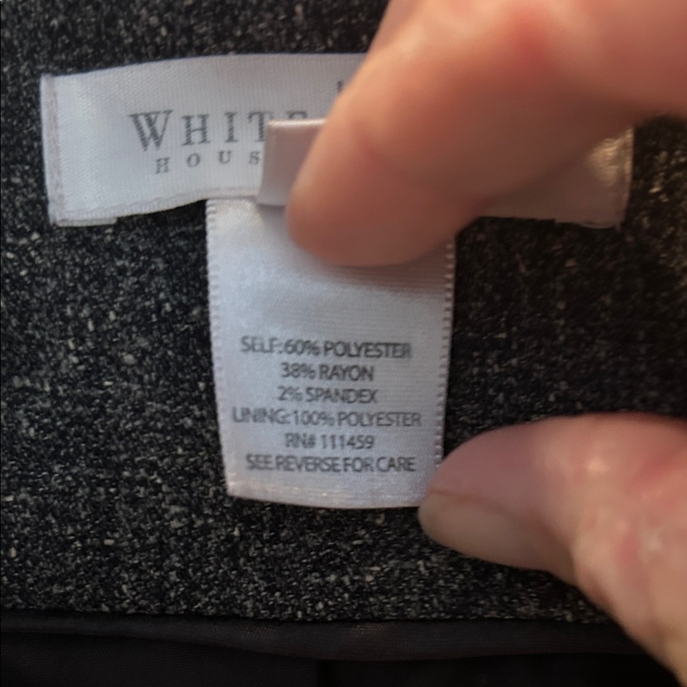 White House Black Market Dark Grey Blazer - Picture 3 of 10